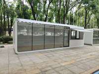 2025 Chine Moderne Mini Maison Capsule Modulaire 20 pieds en EPS et Laine de Roche, Garantie 1 an, Matériau SPC, Garantie 1 an, Verre, Eau