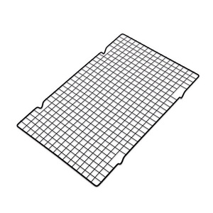 Carbon Steel Cooling Rack 12x16 Inch Durable Baking Pastry Tools For Cake Bread Drying Rack With Feet Dishwasher Safe - Product Image 1