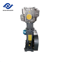Pompa Vakum Piston Resiprokal Vertikal Satu Tahap Bebas Oli Hemat Energi Tekanan Tinggi Seri BOYUAN WLW OEM