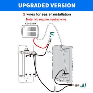 JF-068 + 53T + MINI R28 <span class=keywords><strong>3</strong></span> pièces <span class=keywords><strong>sans</strong></span> <span class=keywords><strong>fil</strong></span> RF contrôle <span class=keywords><strong>interrupteur</strong></span> à distance ensemble lumière marche/arrêt fonction ventilateur de plafond <span class=keywords><strong>interrupteur</strong></span> mural pour un usage domestique - Product Image 4