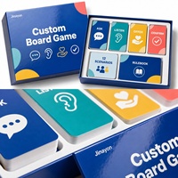 Jeu de cartes de formation en communication pour services personnalisés ASK LISTEN OFFER CONFIRM, jeu de société de simulation de rôle pour le service client, en papier recyclable