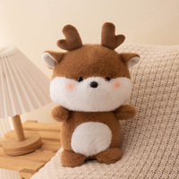 Jouets en peluche de dessin animé super doux en polyester et coton PP, pendentifs mouton, souris, chien, singe, poupées cadeaux 10-30CM