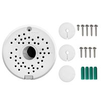 Boîtier de jonction métallique étanche pour caméra de sécurité avec support et couvercle rabattable pour dissimuler les câbles, accessoires de surveillance pour panneaux solaires