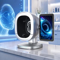 Máquina Analizadora de Piel de Alta Precisión con IA y Tecnología de Detección Facial, Material ABS para Uso Doméstico, Sistema de Reportes de Análisis de Piel