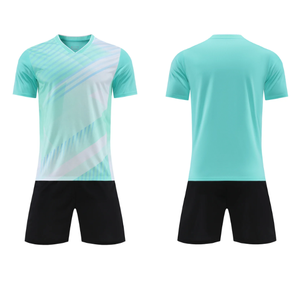 Pengiriman Gratis Jersey Sepak Bola Retro Kualitas Tinggi Buatan Thailand oleh Produsen, Set Sepak Bola Cepat Kering dan Bernapas - Product Image 1