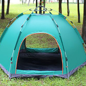 Tente de camping extérieure automatique hexagonale pour 3-5 personnes, monocouche, imperméable, anti-moustiques, utilisable en toutes saisons - Product Image 5