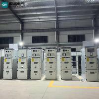 Armoire métallique isolée au gaz SF6 GUOYUE KYN28-12 pour application industrielle, boîte de distribution 12KV IP54 authentique