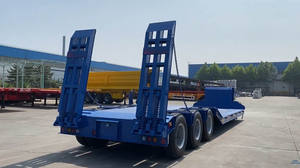 Fabricante bajo precio 3/ 4 ejes 50 toneladas verde Lowboy <span class=keywords><strong>Mafi</strong></span> Loader Dump Semi Tractor Cargo Rgn Low Bed Truck Semi Trailer - Product Image 6