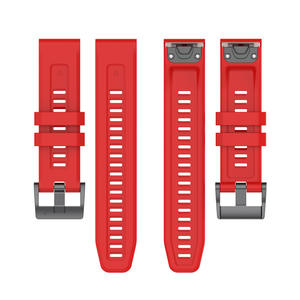 Bracelets de montre en caoutchouc pour <span class=keywords><strong>Garmin</strong></span> <span class=keywords><strong>Fenix</strong></span> 8 7X 7 7S Solar <span class=keywords><strong>6S</strong></span> 6X <span class=keywords><strong>Pro</strong></span> 5X TACTIX7 Enduro EasyFit 26 20 22mm <span class=keywords><strong>Bracelet</strong></span> Montre Accessoires - Product Image 4