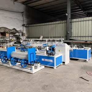 Semi automatic chain link fence weaving making machine with low price