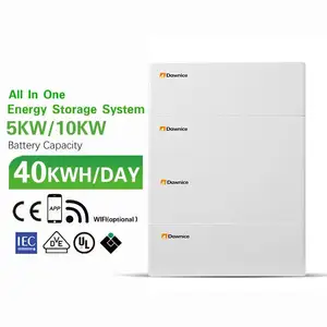 Dawnice 100Ah 200Ah LiFePO4 Lithium Battery 51.2V Stackable Solar System 48V LiFePO4 Energy Storage Battery