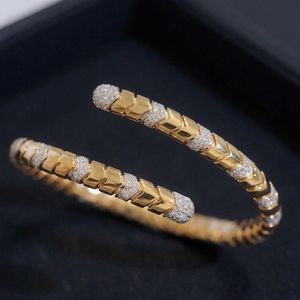 Pulsera de Lujo Italiana con Zirconia, Certificada por IGI, de Plata Esterlina 925, Joyería Moderna para Mujer, Regalo para Fiesta - Product Image 1