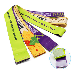 Cordons de cou personnalisés imprimés par sublimation avec impression sérigraphique et logo personnalisé en polyester écologique et porte-clés - Product Image 2