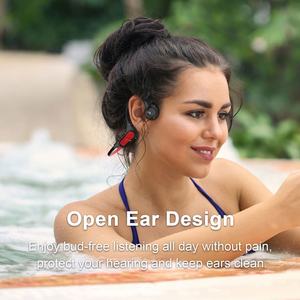 X7 BC888 Headset konduksi tulang renang, earphone Bluetooth BT5.3 Stereo asli nirkabel tahan air IPX8 - Product Image 4