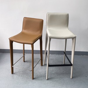 Tabourets de conception de restaurant avec cadre en acier et couvercle Tabouret de chaise de bar populaire de haute qualité - Product Image 4
