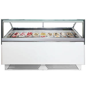 <span class=keywords><strong>Vetrina</strong></span> per Gelato e Ghiaccioli con 18 Vaschette, Design Italiano - Product Image 1