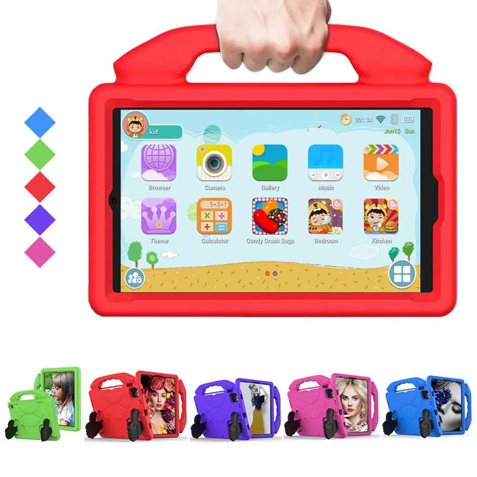 Wintouch 어린이 태블릿 8 인치 Funda 파라 Hd 태블릿 케이스 커버 안드로이드 학습 어린이 태블릿