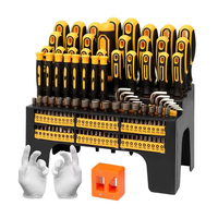 Kit d'outils manuels 131 pièces avec embouts magnétiques pour tournevis, outils à main pour réparation automobile, boîte à outils, Chine