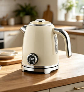 Electric <b>Kettle</b> Stainless Steel Tea Boiler 1.0L 1200W Retro Tea Heater & Boiling <b>Kettle</b> Auto Shut-Off and Boil-Dry Protection - Product Image 2