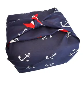 Fanni all'ingrosso di alta qualità 22 "panno da imballaggio in cotone giapponese Furoshiki lavabile confezione regalo bandane