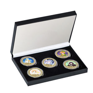 Souvenirs <span class=keywords><strong>de</strong></span> collection RTS, plateau à cartes <span class=keywords><strong>d</strong></span>'anime japonais plaqué <span class=keywords><strong>or</strong></span> 24 carats, <span class=keywords><strong>achat</strong></span> <span class=keywords><strong>de</strong></span> pièces <span class=keywords><strong>de</strong></span> monnaie - Product Image 2