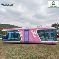 Maison Capsule Spatiale Modulaire Préfabriquée de Luxe Moderne, Cuisine Étanche, Installation Rapide, Structure en Acier, Entrepôt, Bureau
