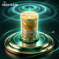 High Gain High Precision RTK Surveying GNSS Antenna Four System Full Frequency IP67 Waterproof 322dB LNA Gain RHCP for Land