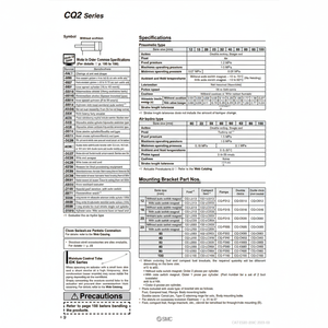 Cilindro compacto SMC Pneumatics piezas neumáticas de alta calidad - Product Image 1