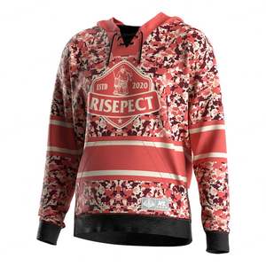 Sudadera con capucha de hockey para hombre, diseño en blanco para equipos deportivos universitarios, ropa juvenil, de fábrica - Product Image 1