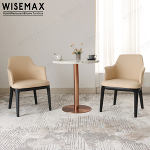 WISEMAX FURNITURE Outdoor Indoor <strong>Dining</strong> Furniture <strong>Modern</strong> Luxury <strong>Round</strong> Marble <strong>Dining</strong> <strong>Table</strong> <strong>Set</strong> 4 Chairs for Restaurant Cafe Shop