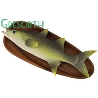 Décoration de poisson artificiel, thon rayé, faux poisson, jouet réaliste, modèle de vitrine, décoration de fête à domicile, décoration de cuisine