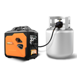 โรงงานขายส่งเครื่องกำเนิดไฟฟ้าแบบพกพา 3kw 2.5KV ใช้แก๊ส/LPG สำหรับใช้ในบ้าน พร้อมรีโมทสตาร์ทและสามารถต่อขนานกันได้ ได้มาตรฐาน EPA/EUV - Product Image 1