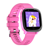 Delgado 4G niños GPS reloj inteligente ubicación SOS llamada telefónica videollamada Cámara alarma para niños y niñas