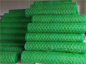 Matelas de gabion renforcé Galfan Zn-5%Al 2x25m 60x80mm 2.2mm en treillis métallique tissé à mailles hexagonales pour mur de soutènement et pente de rivière - Product Image 2