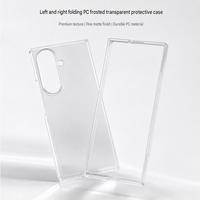Funda Personalizada para Z Fold 7 8, Protección de Bisagra, Antigolpes, Transparente, Suave al Tacto, Color Rosa Elegante, para Mujer