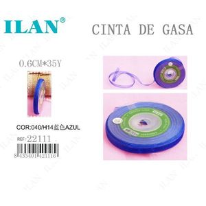 Cinta de Gasa Ilan 0.6Cm X 35Y Azul Para Uso Médico - Product Image 1