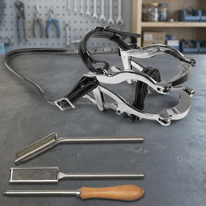 Grip Surgical Reusable German Stainless Steel Dental <b>Gag</b> <b>Bit</b> with Rotatable Loose Cheek Design - Product Image 2