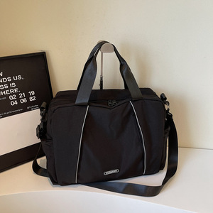 Sac de voyage extensible léger et personnalisable avec logo, couleur unie, pour week-end, sac à chaussures, pour hommes et femmes - Grande Vente - Product Image 1