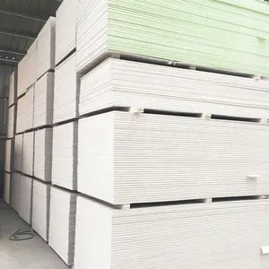 Livraison rapide 1200*2400*9.5Mm plaque de plâtre étanche perforé cloison sèche Knauf panneau de gypse en chine