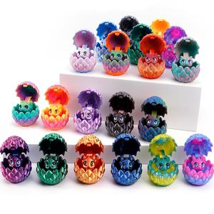 Uovo del Mandaloriano Stampato in 3D, Giocattolo Creativo <span class=keywords><strong>Fantasy</strong></span> e Sci-Fi per Bambini, Materiali Colorati - Product Image 1