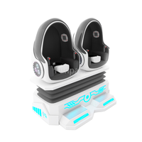 Funpark 9D Oeuf VR Chaise Lunettes 3D Réalité Virtuelle Cinéma Simulateur Pistolet Tir Jeu Machine Parc D'attractions Divertissement VR