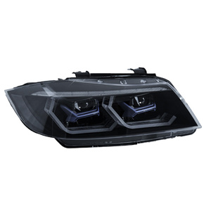 Faros Delanteros KGKB para <span class=keywords><strong>BMW</strong></span> Serie 3 E90 <span class=keywords><strong>320i</strong></span> 325i <span class=keywords><strong>2005</strong></span>-2012, Conjunto de Faros LED para Automóvil, Accesorios de Lentes de Proyector Mejorados - Product Image 1