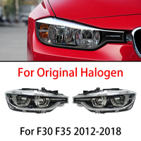 Phares LED pour BMW Série 3 F30 F35 2012-2019, Feux de Jour DRL Angel Eye Accessoires Automobiles 2 PIÈCES