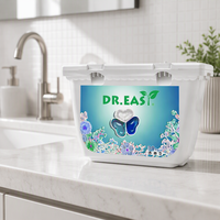 Pod Deterjen Cuci Pakaian Ramah Lingkungan Sekali Pakai untuk Air Dingin 3 in 1, Gel Beads Hemat Energi, Siklus Cuci Cepat, Aroma Floral