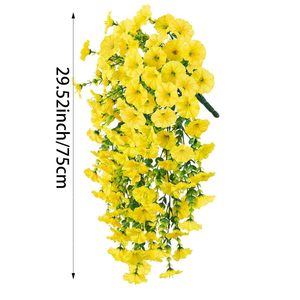 ดอกไม้ประดิษฐ์ติดผนังรูปดอกไม้ยิปโซฟิลลาขนาด 29.5 นิ้ว สีขาว ทำจากผ้าไหม สำหรับตกแต่งบ้าน งานแต่งงาน และระเบียง - Product Image 2