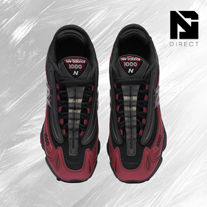 Chaussures de marche confortables New Balance 1000 'noir Bourgogne' - Sneakers de course tendance pour hommes - Product Image 3