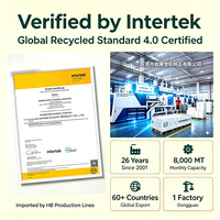 Film étirable flexible PCR 30% conforme PPWR, 90% recyclable, certifié GRS, film d'emballage pour palettes LLDPE, marché européen, plastique 50cm