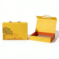 Boîte d'emballage cadeau en papier personnalisée en gros, boîte cadeau de luxe robuste avec poignée, boîte d'expédition type sac à main