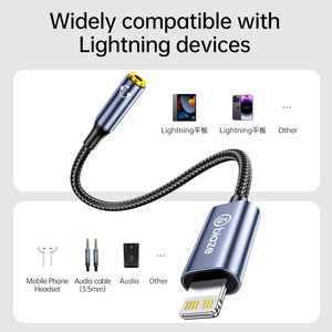 Adaptateur pour casque <span class=keywords><strong>iPhone</strong></span> Biaze, convertisseur auxiliaire femelle 3,5 mm compatible avec <span class=keywords><strong>iPhone</strong></span> 14/13/12/11 Full Series/<span class=keywords><strong>SE</strong></span>/X/XR/XS/8 - Product Image 3