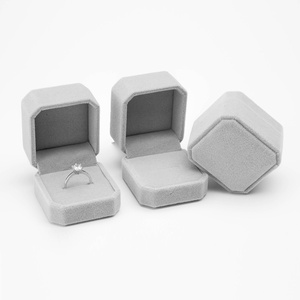 Jewelry Gift <b>Box</b> Square <b>Rings</b> Packaging Display Portable Travel Case Velvet <b>Ring</b> <b>Box</b> Bangle <b>Box</b> - Product Image 3